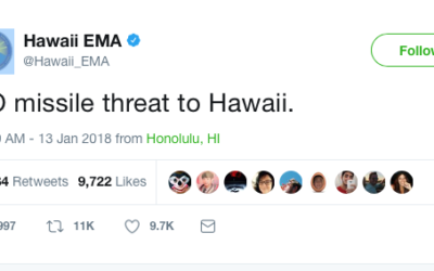Twitter in Emergencies: Healthcare Can Learn from Hawaii’s False Missile Threat Alarm