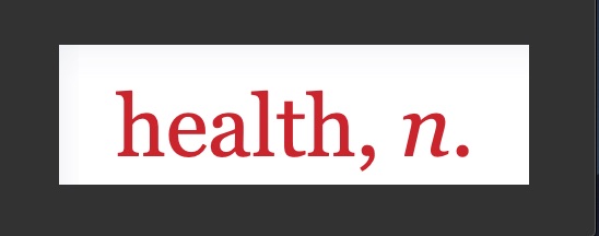 Healthcare Institutions’ Definitions of Health?