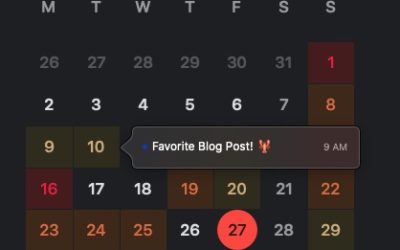 My Favorite August Post