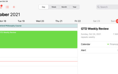 My Most Important Weekly Thing: Prioritization