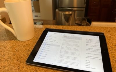 Kitchen Counters, Writing, and iPads