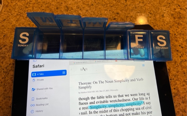 Taking My Own Digital Platform Medicine: Simplification