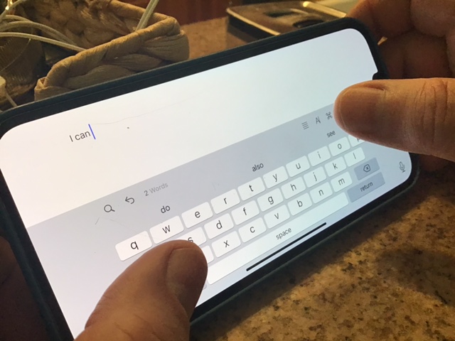iPhone Writing