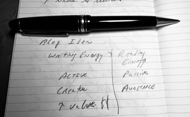 Reading is not Writing.