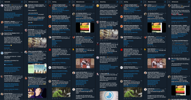 My Weekly Writer’s Twitter Surge