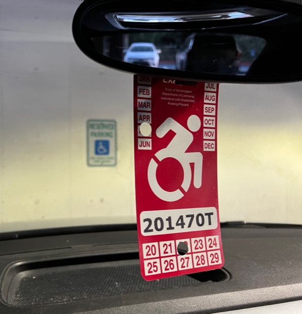 My Odd Relationship With My Disabled Parking Pass