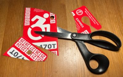 A Fond Farewell To My Disabled Parking Placard